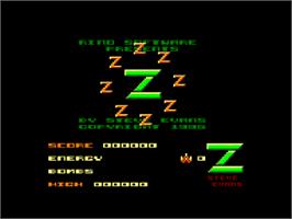 Title screen of Z on the Amstrad CPC.